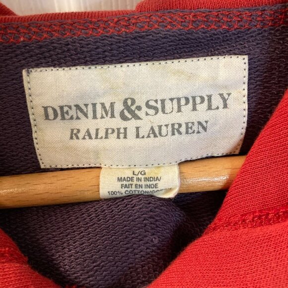 Ralph Lauren Denim & Supply Indian Chief Hoodie Size Large - Picture 4 of 7